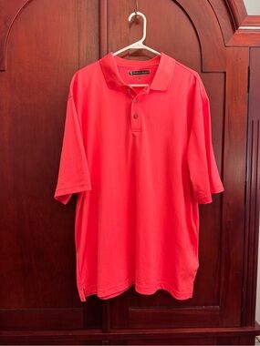 Pebble Beach Performance Men's Polo Shirt Melon Color XL